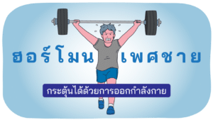 เพิ่มฮอร์โมนเพศชาย ด้วยการออกกำลังกาย